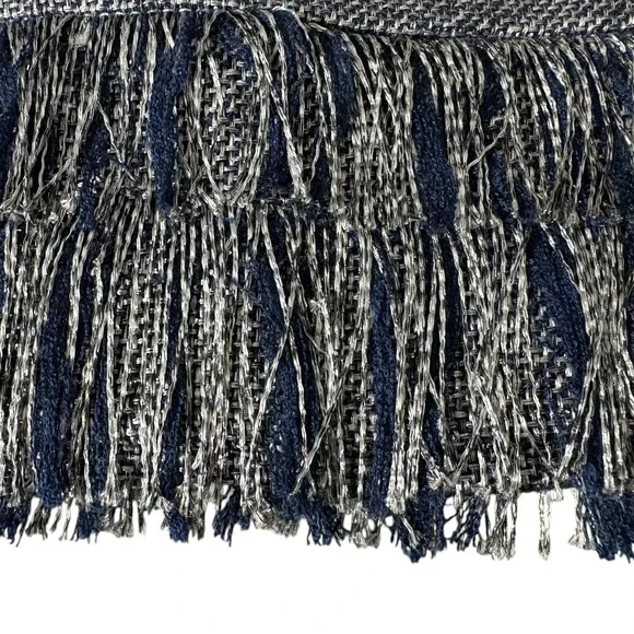 STS Sail to Sable Wool Blend Fringed Tweed Skirt sz 8 - Picture 4 of 7